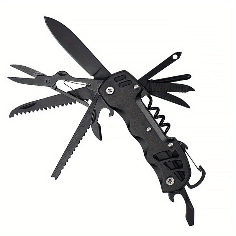 16-in-1 Multitool Pocket Knife with Keychain