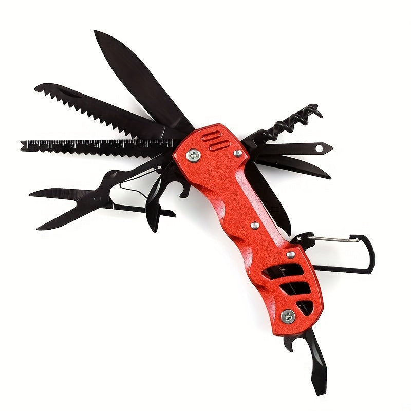 16-in-1 Multitool Pocket Knife with Keychain