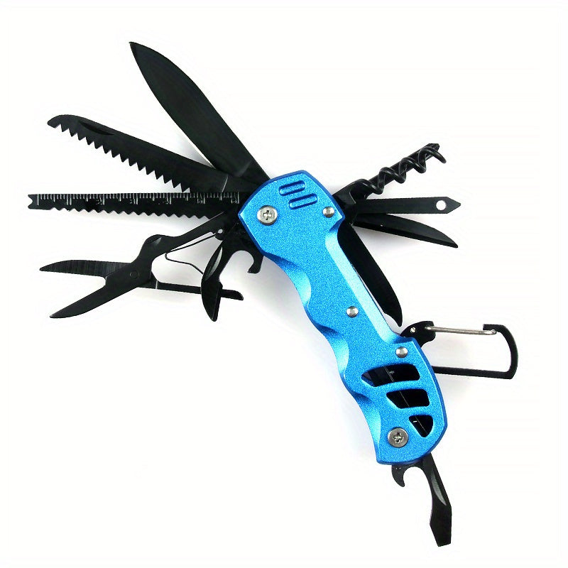 16-in-1 Multitool Pocket Knife with Keychain