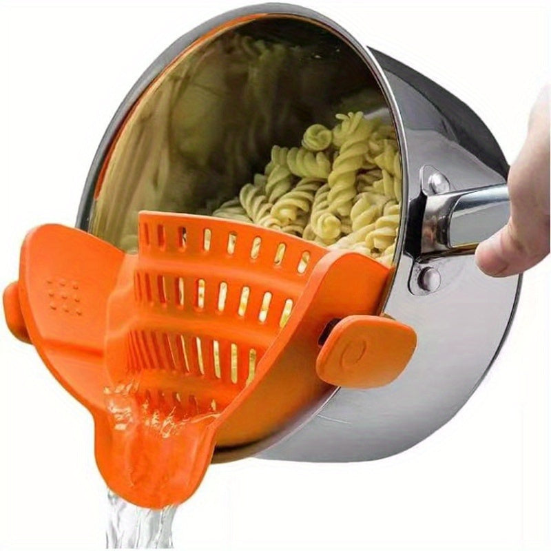 Clip-On Silicone Pot Strainer