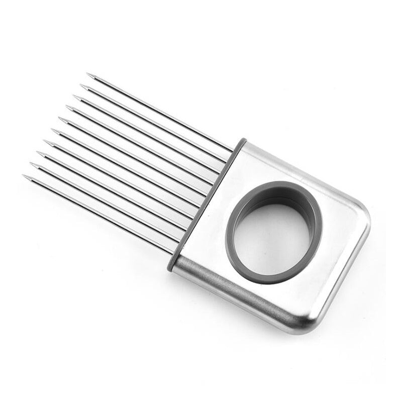 Stainless Steel Onion Holder & Slicing Guide