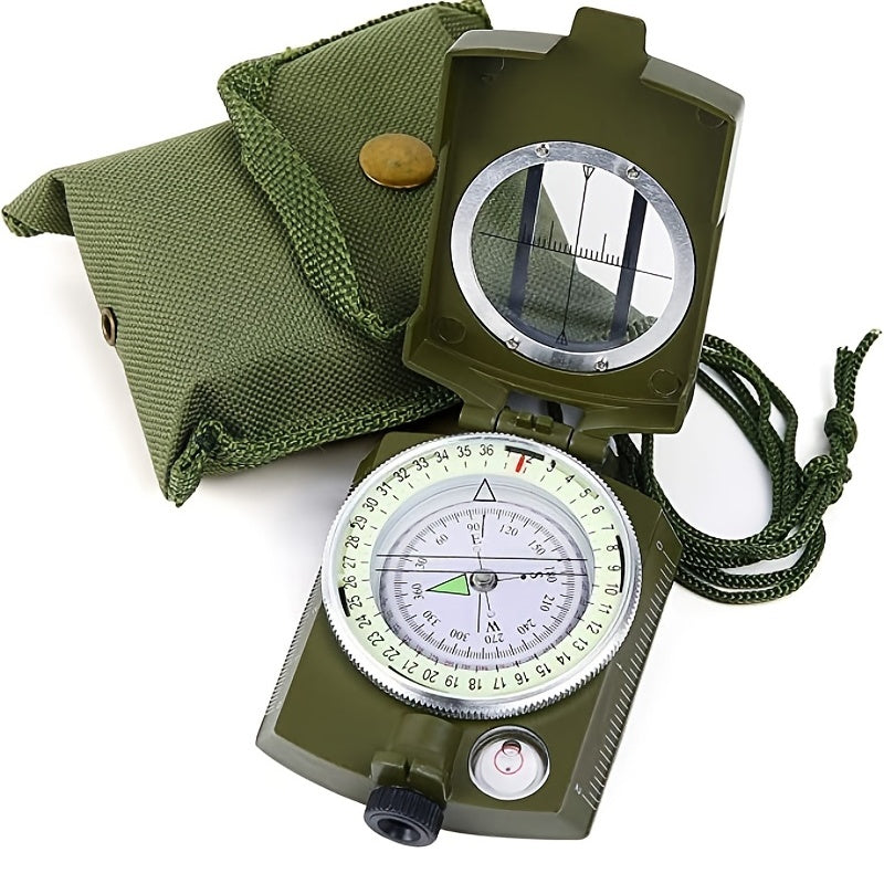 Military Lensatic Compass with Carry Bag