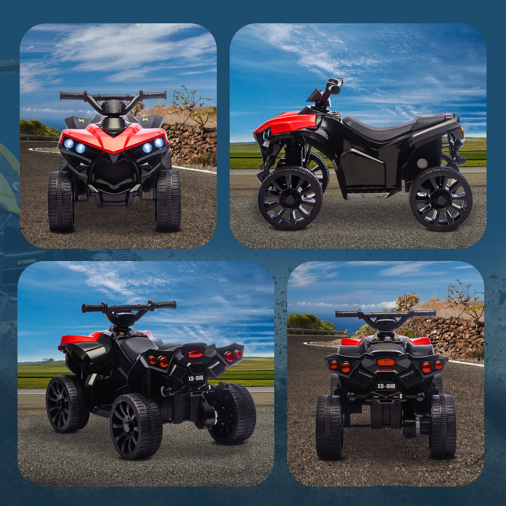 Kids 6V Electric Ride-On ATV with Music & Lights
