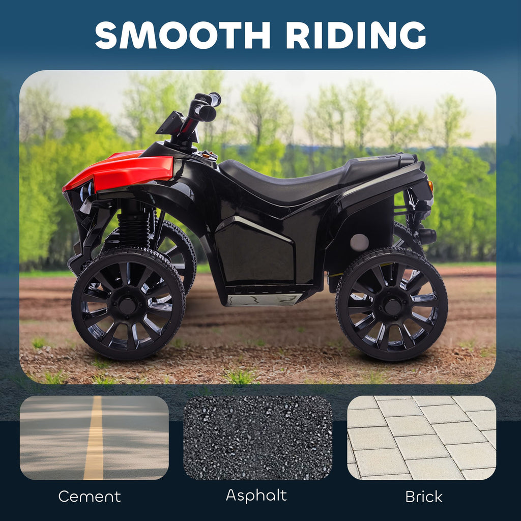 Kids 6V Electric Ride-On ATV with Music & Lights