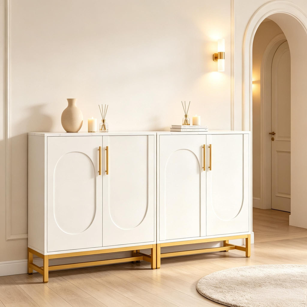 Modern Sideboard Buffet Cabinet with Adjustable Shelves
