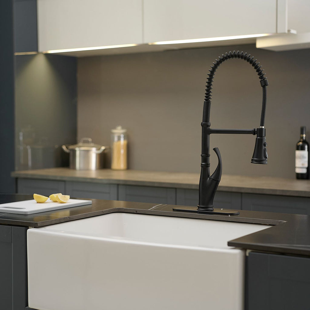 Pull-Down Sprayer Kitchen Faucet, High Arc