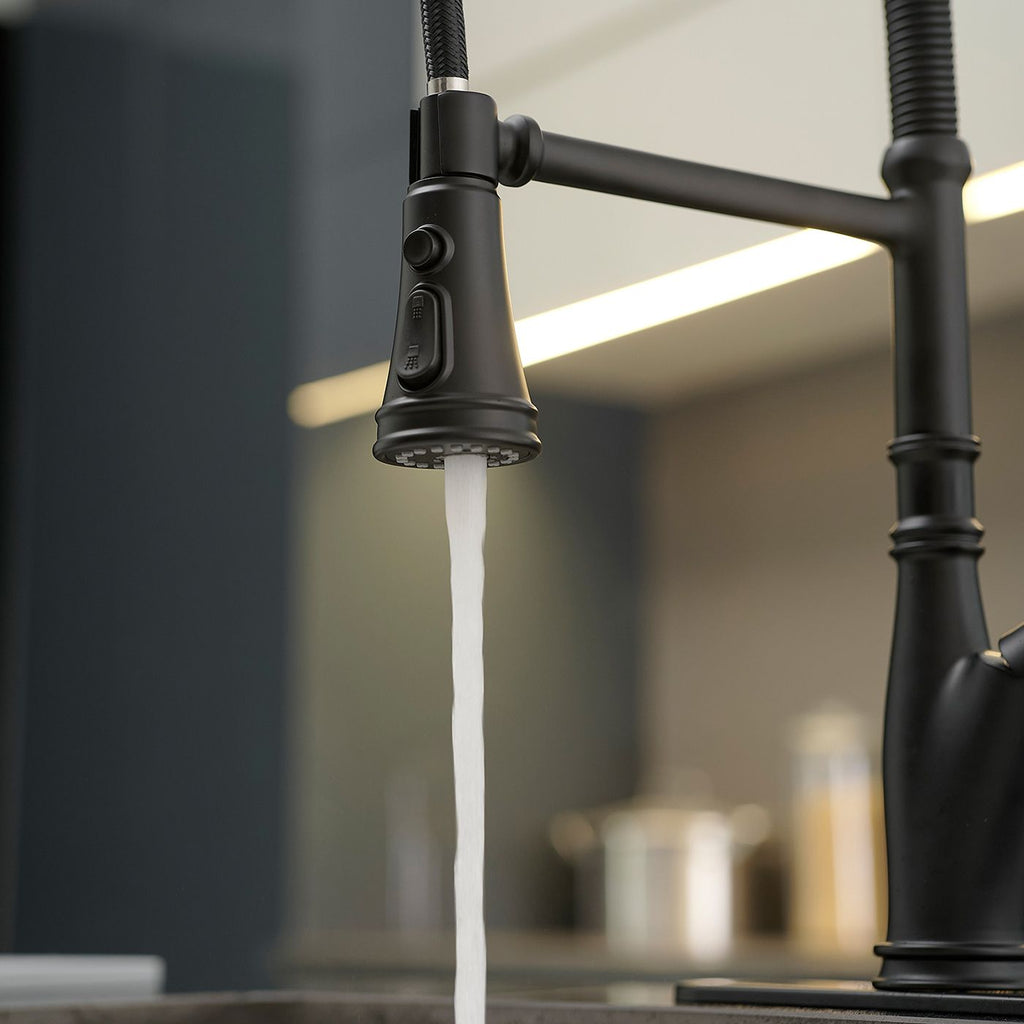 Pull-Down Sprayer Kitchen Faucet, High Arc