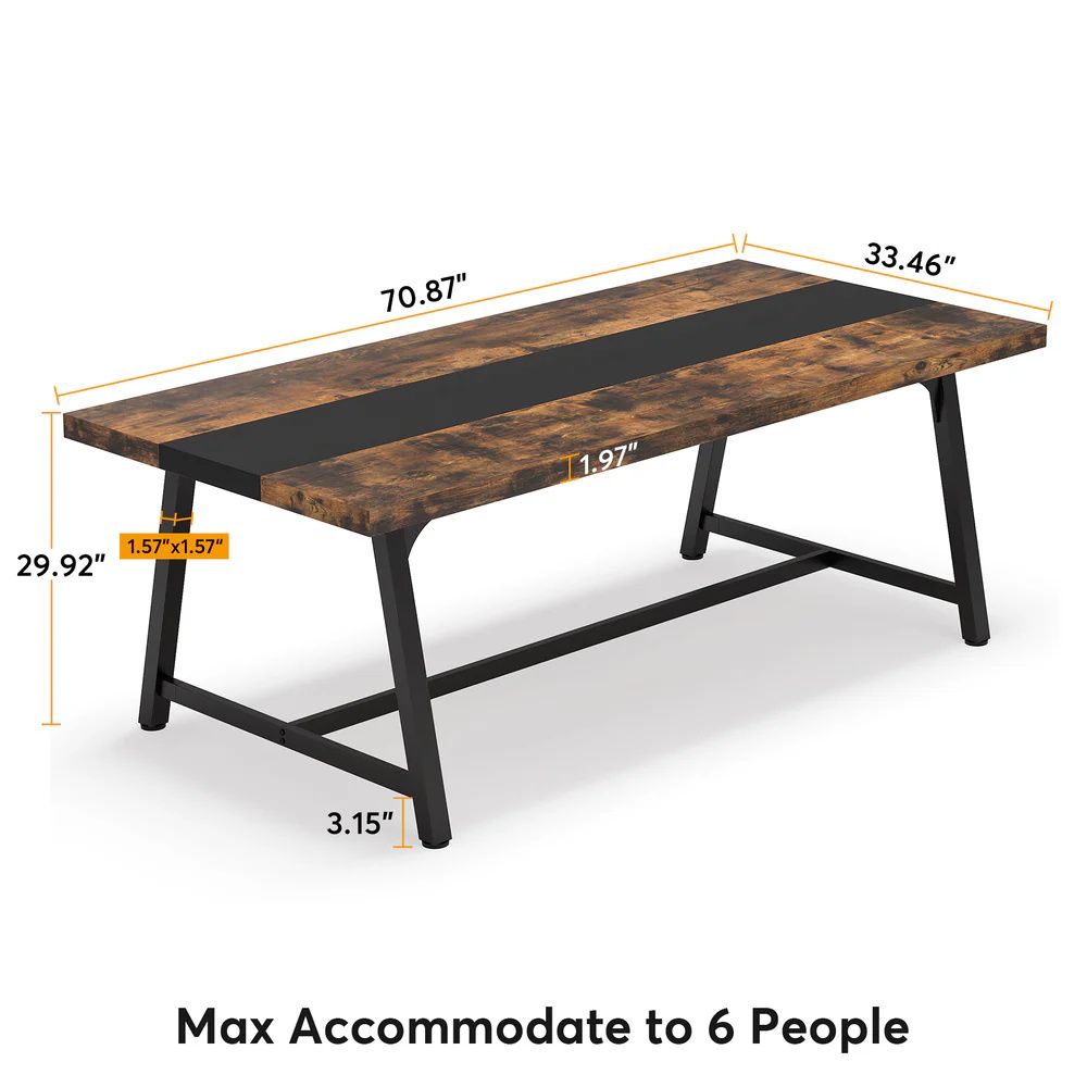 6 ft Conference Table for 6–8 People