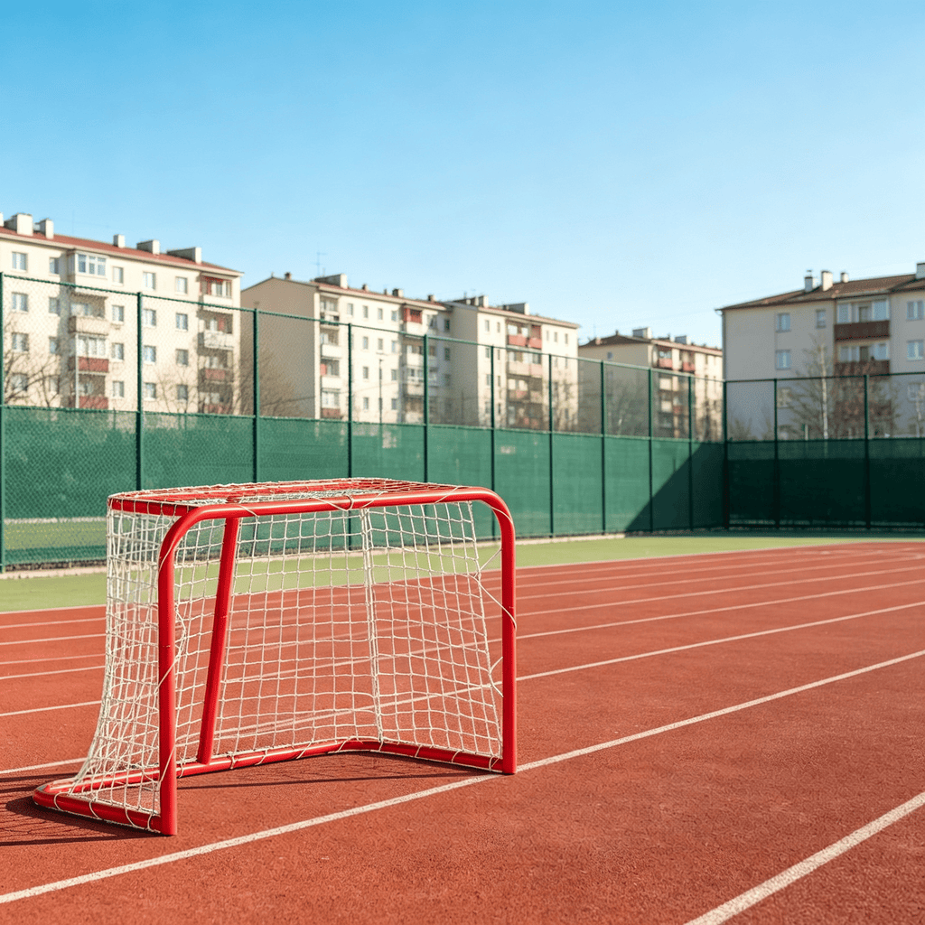 Street Hockey Goal, 35" x 18" – Portable Steel Frame