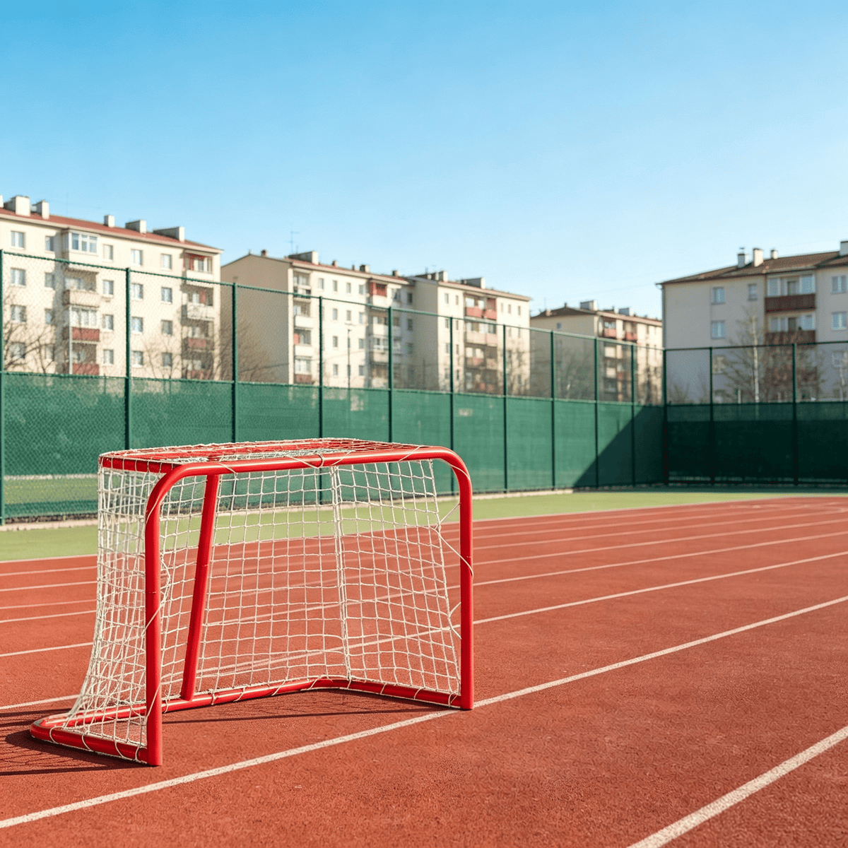 Street Hockey Goal, 35" x 18" – Portable Steel Frame