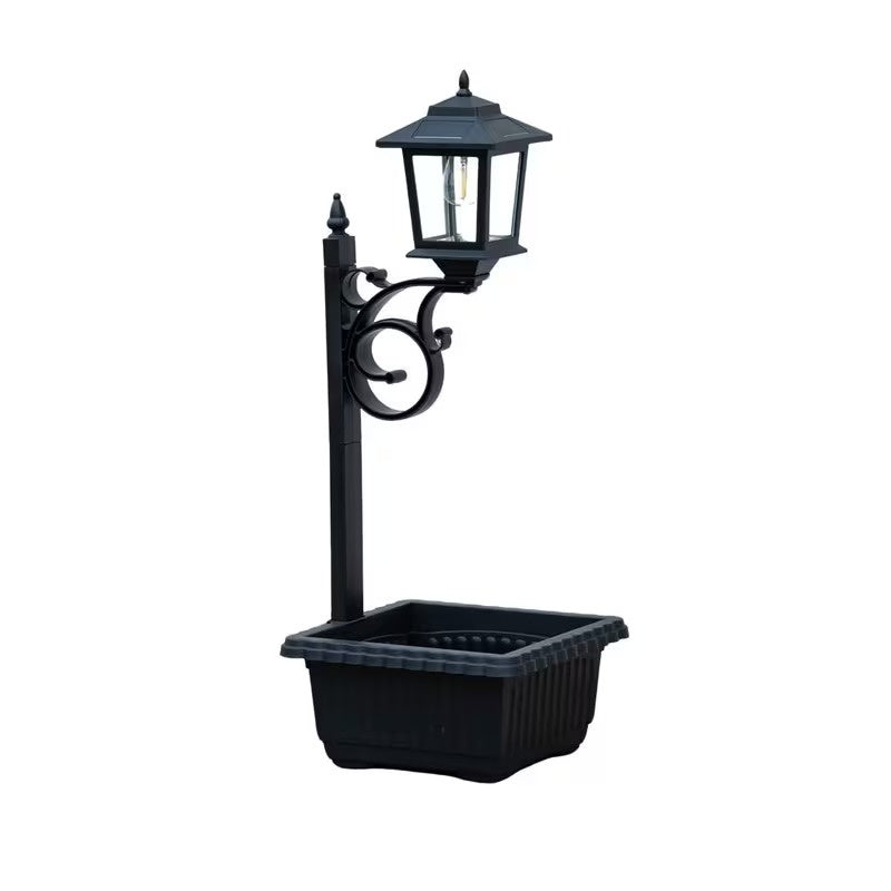 Solar Planter Light with Pot, Waterproof