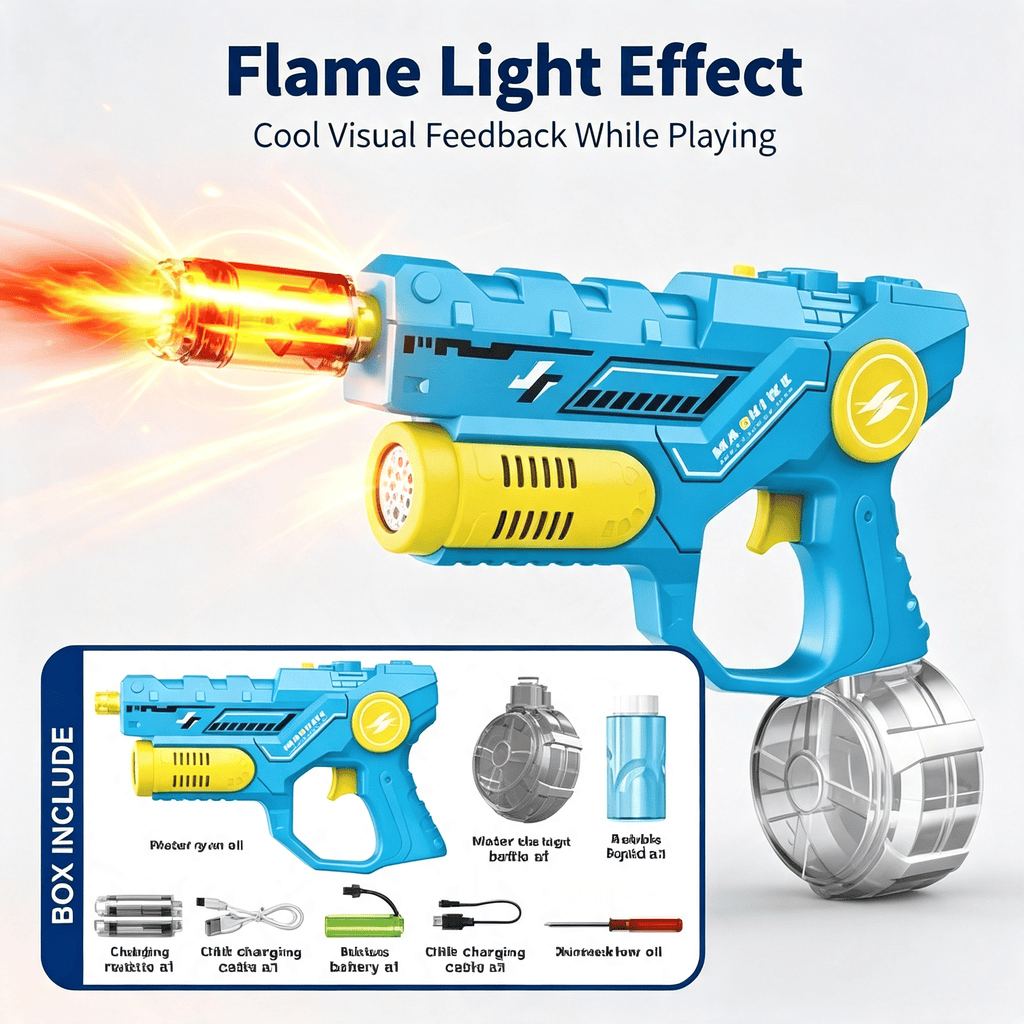 2-in-1 Electric Bubble & Water Gun Toy