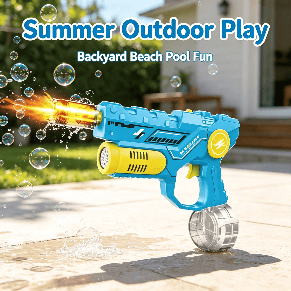 2-in-1 Electric Bubble & Water Gun Toy