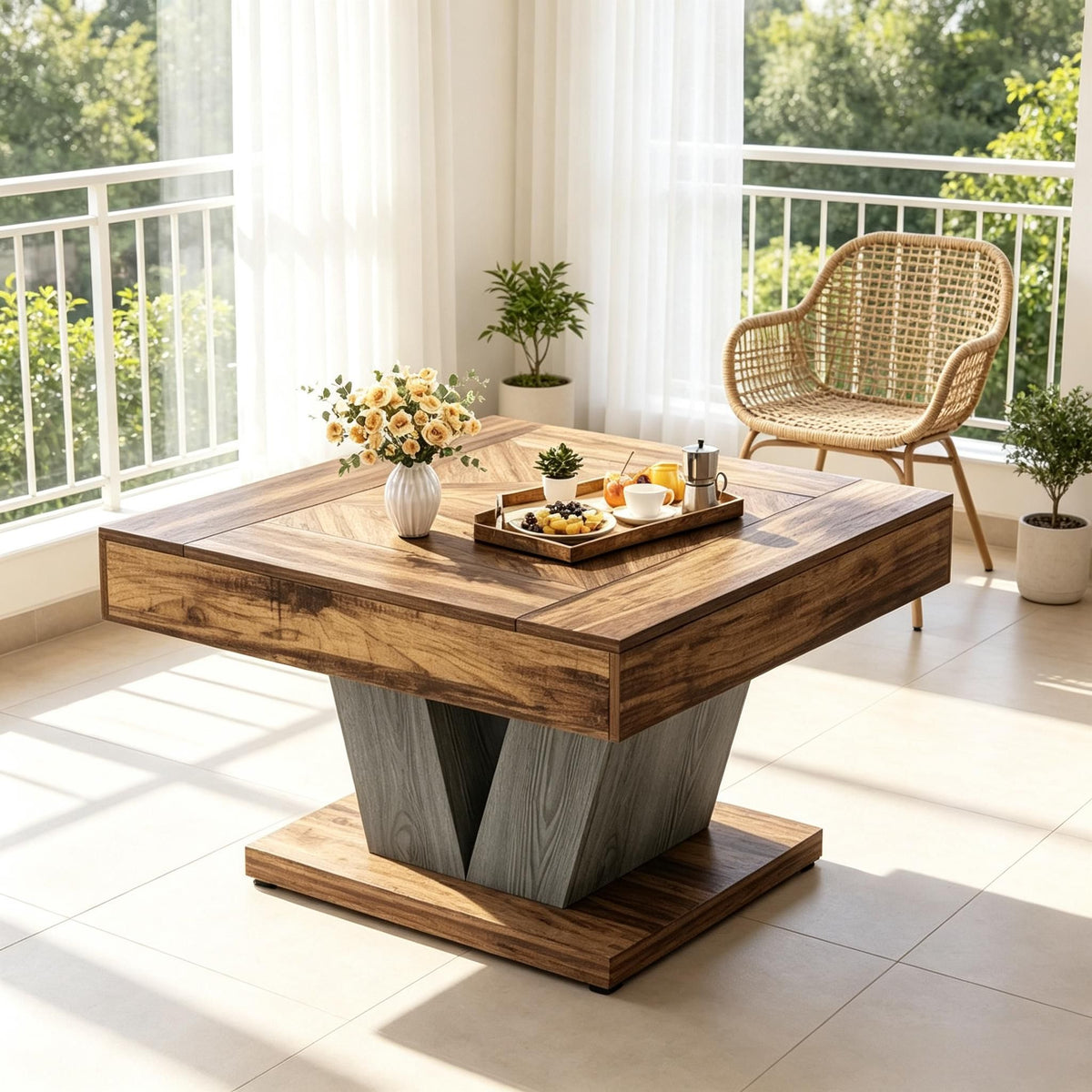 Square Coffee Table, 31.5" – Modern