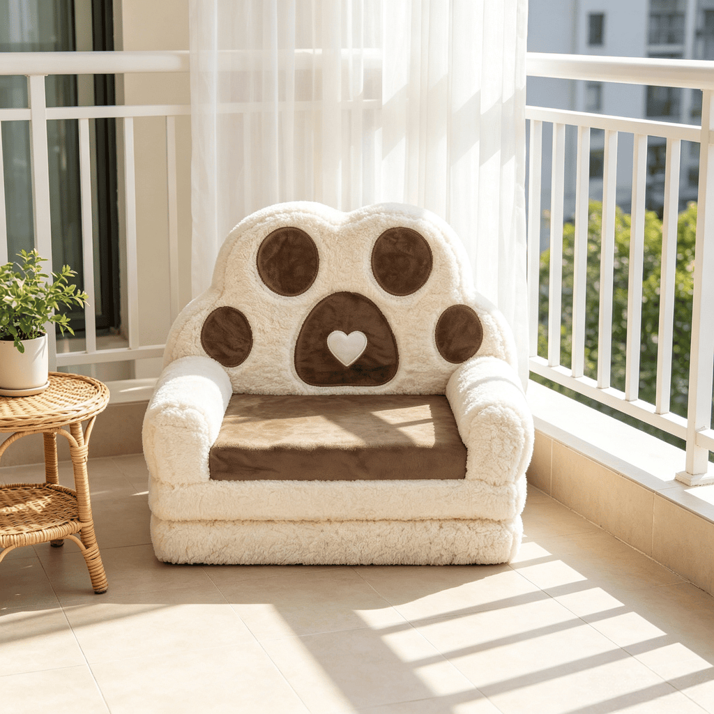 2-in-1 Convertible Sofa Bed with Removable Cover