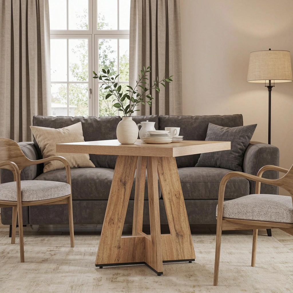 Square Dining Table, 31.5" – Seats 2–4