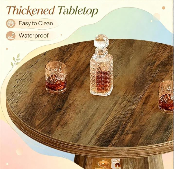 3-Tier High-Top Bar Table, 39.4"