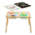 Wooden Sensory Activity Table for Toddlers