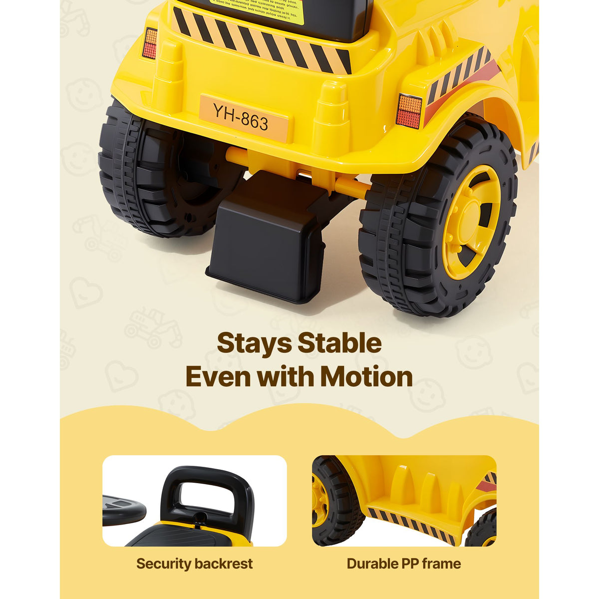 Toddler Ride-On Push Car, 19–36 Months