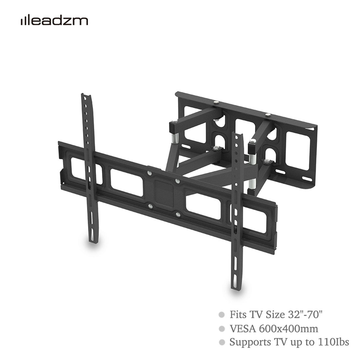 Full-Motion TV Wall Mount, 32–70 Inch