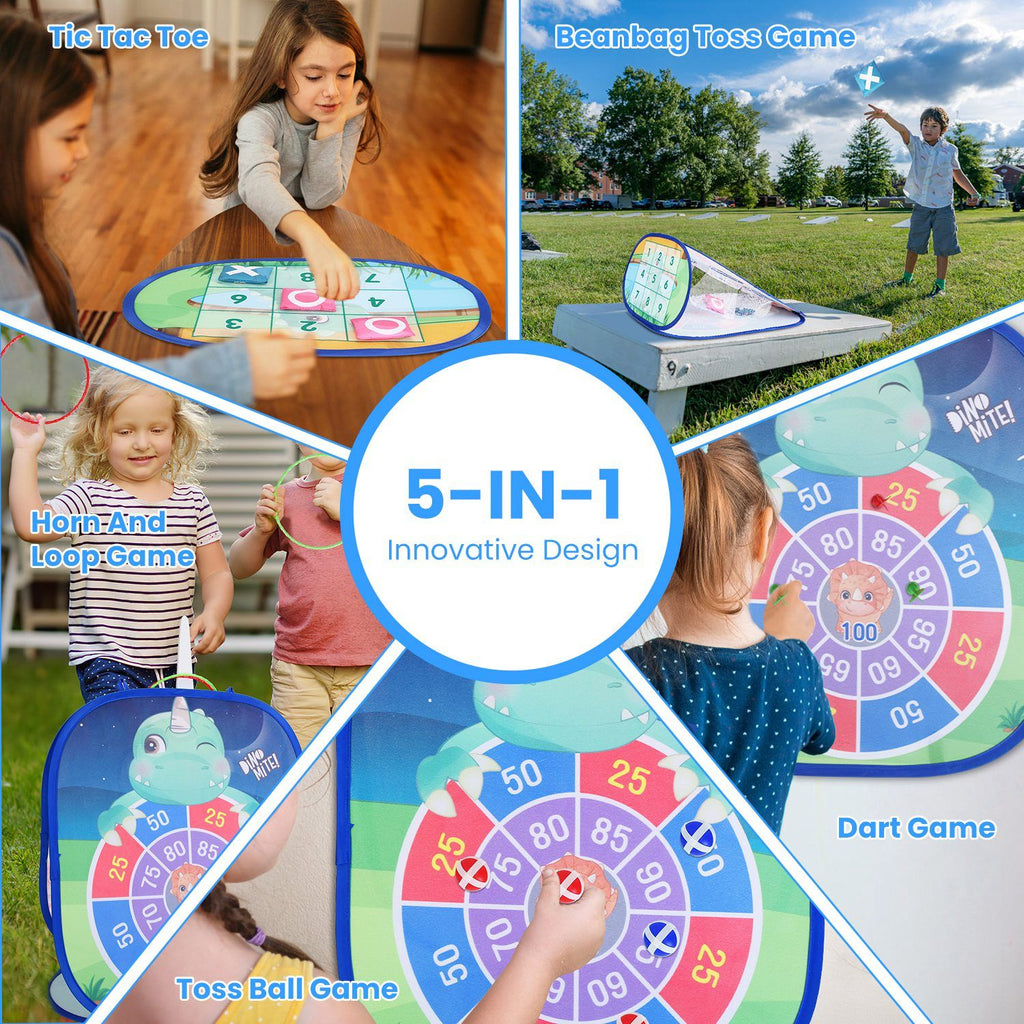 5-in-1 Bean Bag Toss Game Set