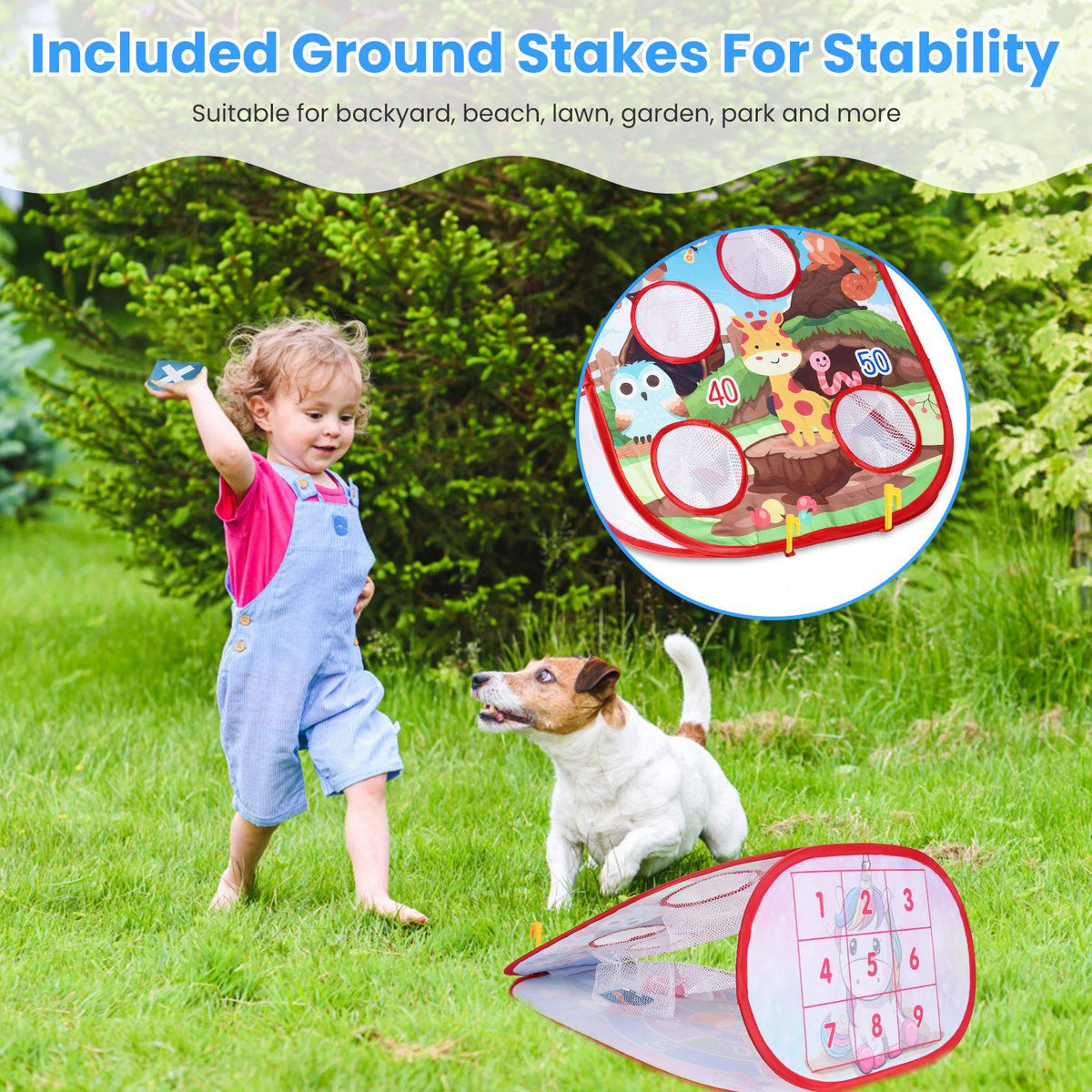 5-in-1 Bean Bag Toss Game Set