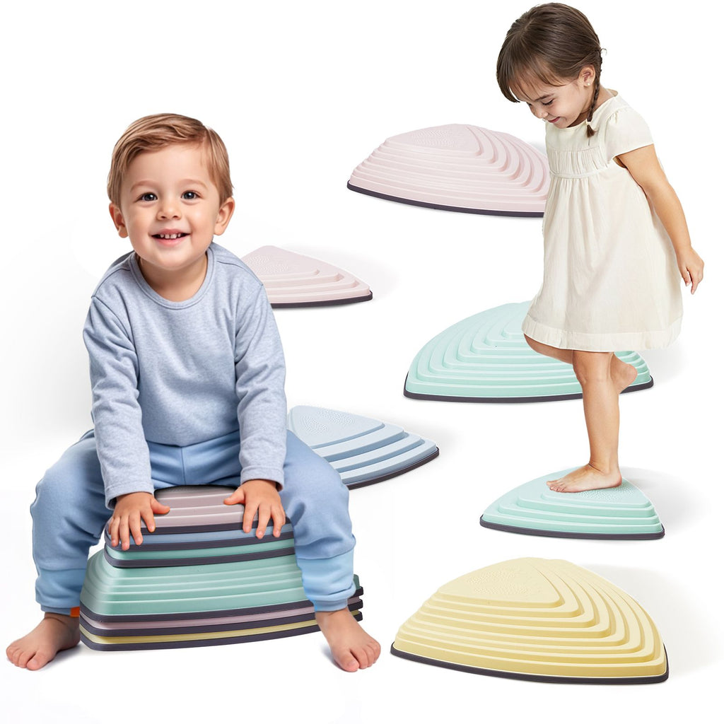 Balance Stepping Stones for Kids, 6-Piece