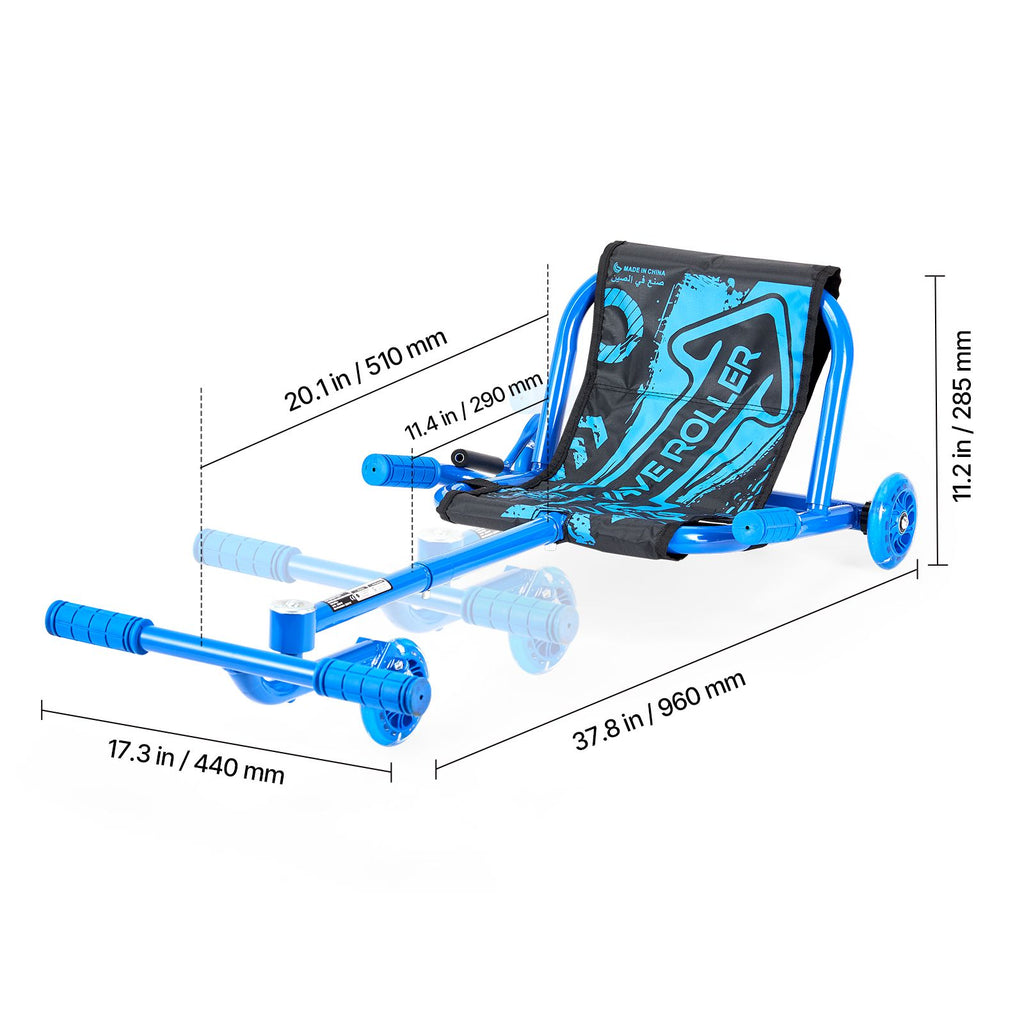 Kids Swing Ride-On Scooter, 132 lb Capacity