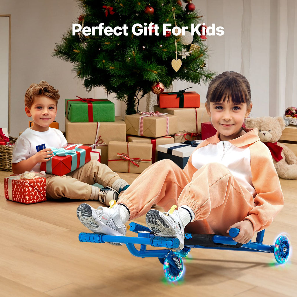 Kids Swing Ride-On Scooter, 132 lb Capacity