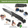Emergency Survival Kit 30 In 1 Professional Survival Gear Equipment First Aid Supplies for SOS Tactical Hiking Hunting Camping